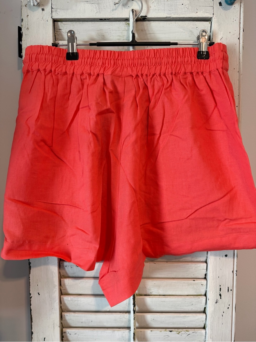 FARM Rio Coral Palm Embroidered Drawstring Shorts - Picture 7 of 8